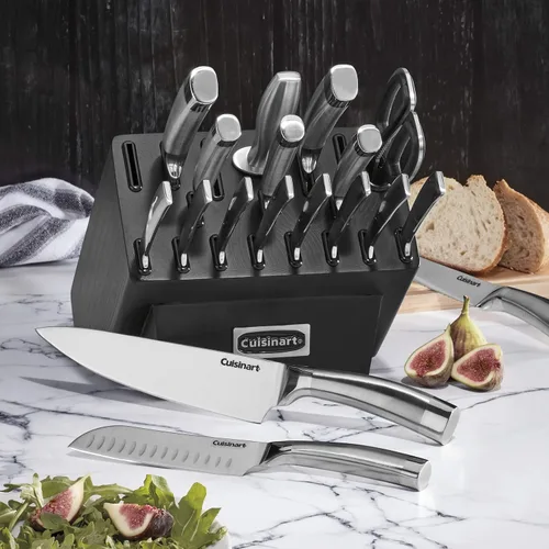 Miniatura 3 de Cuisinart C77SS-19P Normandy - Bloque de cubiertos (19 piezas, acero inoxidable, fresno negro)