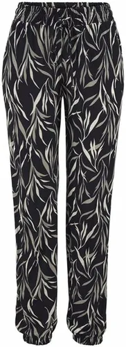 Miniatura 5 de Pull On Pants for Women Elastic High Waist Leaves Print Loose Fit Vintage Boho Trousers with Pocket Going Out Pants