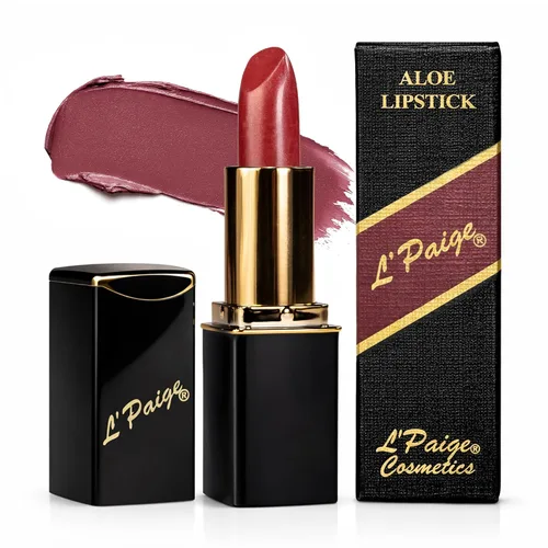 Miniatura 26 de L'Paige Lápiz labial y mancha de labios que cambian de color de pH - Transformación de marrón a rojo frambuesa, infusión de aloe vera, acabado LBR