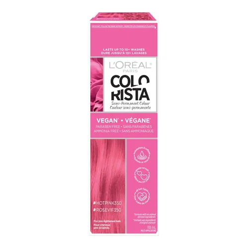 Miniatura 28 de L'Oréal Paris Color de Cabello Colorista Semipermanente para Cabello Rubio Claro o Decolorado, Verde Lima