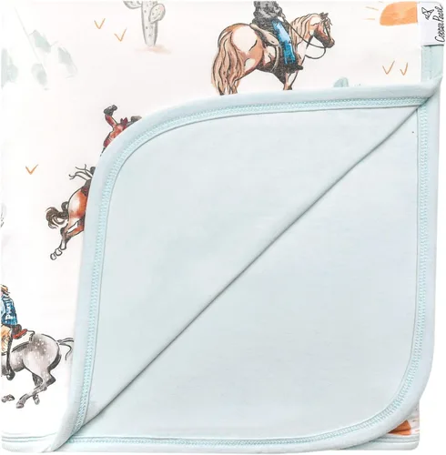 Miniatura 15 de Copper Pearl Manta de bebé de tres capas: edredones suaves para bebés para niños y niñas, transpirable, acogedora, manta para niños pequeños
