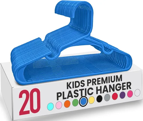 Miniatura 62 de Utopia Home Paquete de 20 Perchas para Niños - Perchas de Plástico para Bebé de 11.5 Pulgadas para Armario - Perchas para Niños para Ropa y Percha