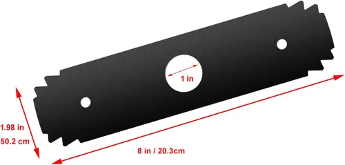 Miniatura 2 de AC04215 - Cuchilla de repuesto de 8 pulgadas, hoja de acero endurecido reversible, resistente, compatible con los modelos de bordeadoras UT50500