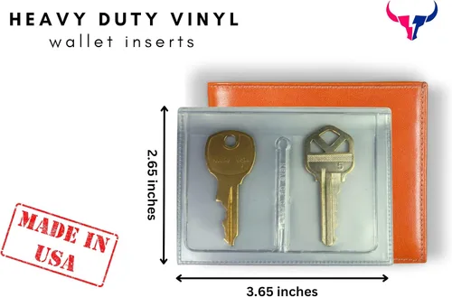 Miniatura 6 de Vinilo resistente de 6 páginas para billetera plegable o triple (juego de 2), Gris, Billetera plegable