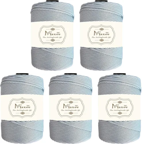 Miniatura 90 de Cordón de macramé premium de poliéster 3 mm × 218 yardas, cordón de macramé 100% polipropileno de 3 mm, ideal para crochet, colgadores de pared, 30