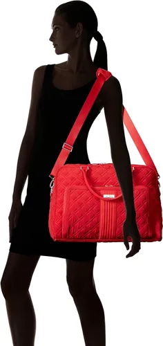 Miniatura 6 de Vera Bradley Bolsa de viaje de microfibra para mujer color negro clásico talla única L