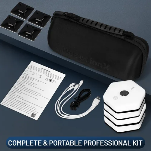 Miniatura 8 de Kit de entrenamiento de luces de agilidad de reacción deportiva, sistema de entrenamiento profesional de tiempo de reacción y agilidad con módulos