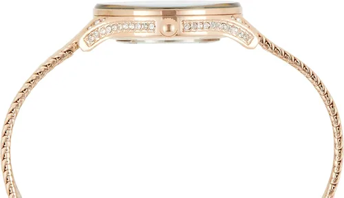 Miniatura 3 de Anne Klein Reloj de pulsera de malla acentuada con cristal prémium para mujer