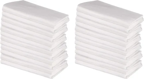 Miniatura 8 de DG Collections Paquete de 13 paños de cocina de 100 % algodón hilado en anillo de 27 x 27 pulgadas, para limpiar y secar, altamente absorbentes