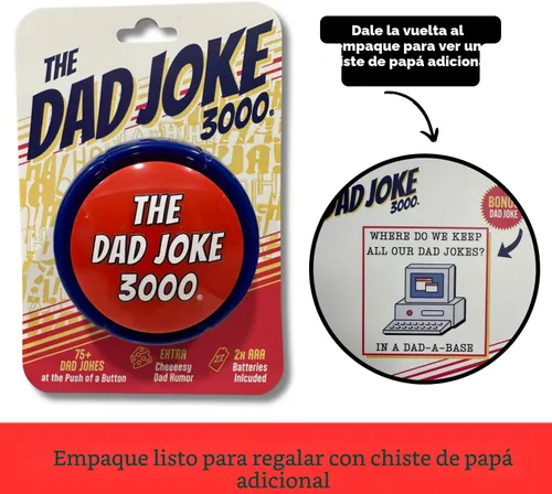 Miniatura 3 de Regalos para papá y padres. Cuenta con más de 75 chistes extra divertidos para papá con solo presionar un botón, regalos para papá de hija, regalo