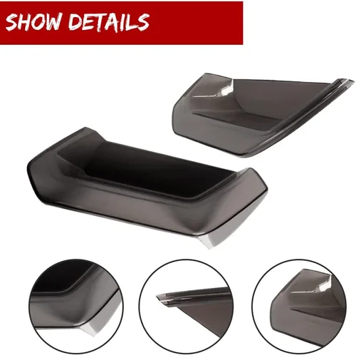 Miniatura 3 de Juego de lentes traseras con cristal ahumado de acrílico moldeado Compatible con C7 Corvette 2014 2015 2016 2017 2018 2019 Faro trasero con lente