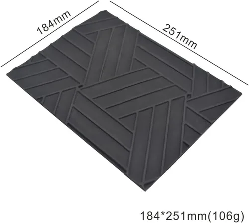 Miniatura 4 de Alfombrilla de silicona Mousse Roll Swiss Roll Textura Mat Geometría Encaje Fondant Mat Pastelería Resina Molde Pastel