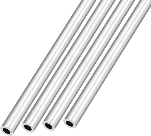 Miniatura 16 de METALLIXITY Tubo de aluminio 6063 (0.118 in de diámetro exterior x 0.079 in de diámetro interior x 11.811 in de largo), 4 piezas, tubo redondo