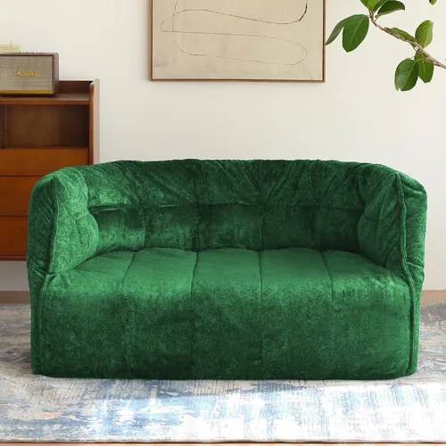 Miniatura 11 de N&V Mid Century Brigantin - Sofá de relajación profunda, felpilla suave de primera calidad, para sala de estar, dormitorio y oficina