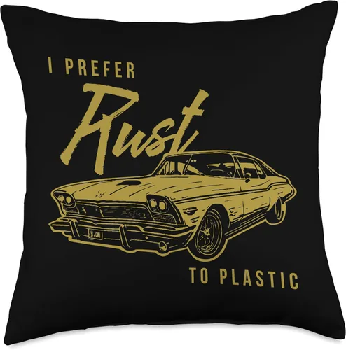 Miniatura 5 de Cool Retro Automobile Driver Cars Enthusiasts Gift Vintage Car Lovers Classic Oldtimer - Almohada para hombres y mujeres, 16 x 16 pulgadas