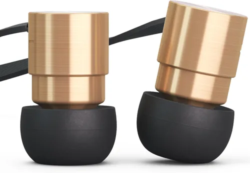 Miniatura 5 de Symphonized Auriculares de metal con cable con micrófono, auriculares intrauditivos con control remoto para computadora, computadora portátil