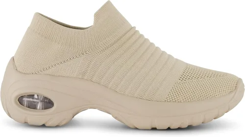 Miniatura 4 de CUSHIONAIRE Breeze - Tenis de punto elástico para mujer espuma viscoelástica y tecnología LiteSole NegroBl 1