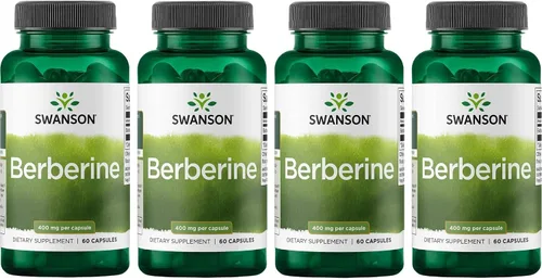 Miniatura 10 de Swanson Suplemento de berberina - 400 mg cada uno, 60 cápsulas - Berberina HCl con apoyo general para el bienestar
