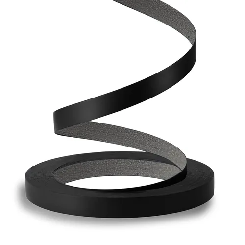 Miniatura 9 de Bandas de borde de PVC negro, rollo de 1 1/2 "x 10 pies - Borde flexible pre-pegado