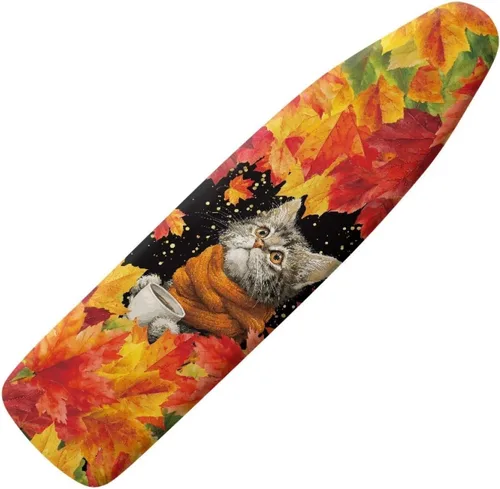 Miniatura 38 de Funda para tabla de planchar con diseño de estrella de mar de playa, resistente a los abrasadores, extra ancha, cubierta para tabla de planchar