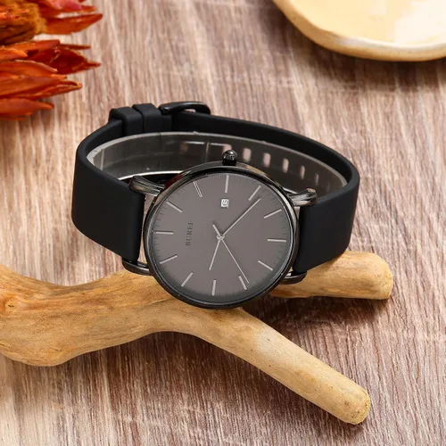 Miniatura 5 de BUREI Relojes de pulsera para hombre, relojes minimalistas de moda, analógicos de cuarzo, impermeables para hombres