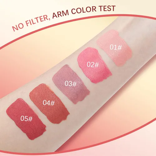 Miniatura 2 de Rubor líquido, acabado de terciopelo mate natural, rubor facial líquido crema suave para mejillas, maquillaje para tinte de piel, ligero y mezclable