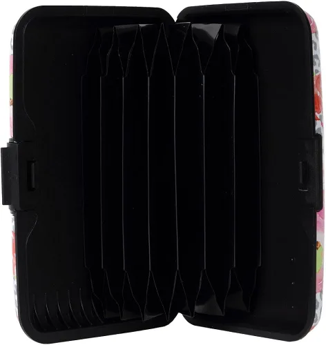 Miniatura 4 de Cartera de aluminio con bloqueo RFID delgado de metal para tarjetas de crédito