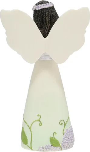 Miniatura 15 de Pavilion Gift Company 82433 Bless This Home - Figura de ángel ébano de 6 pulgadas, color crema