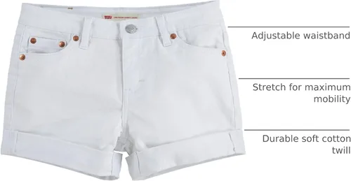 Miniatura 41 de Levi's Kids Girls Girlfriend Fit Short Shorts (Niños grandes)