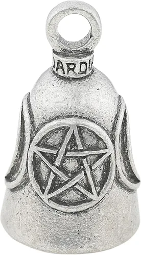Miniatura 16 de Campana de buena suerte contra el mal de ojo de Guardian Bell con llavero y bolsa de regalo de terciopelo negro Regalo de buena suerte de peltre