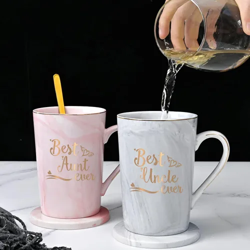 Miniatura 4 de Cabtnca Regalo para Tía y Tío, Mejor Taza de Tía y Tío de la Historia, Regalo de Cumpleaños Navidad Día de la Madre Día del Padre para Tías y Tíos