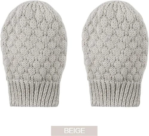 Miniatura 55 de Guantes de punto para bebés, niños y niñas, guantes de invierno para recién nacidos, guantes de 0 a 3 años