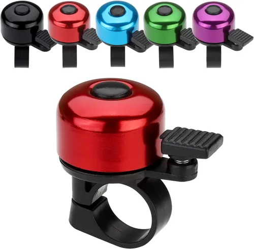 Timbre de Bicicleta Timbre de Bicicleta Sonido Nítido para Adultos Niños Niños Niñas Rojo