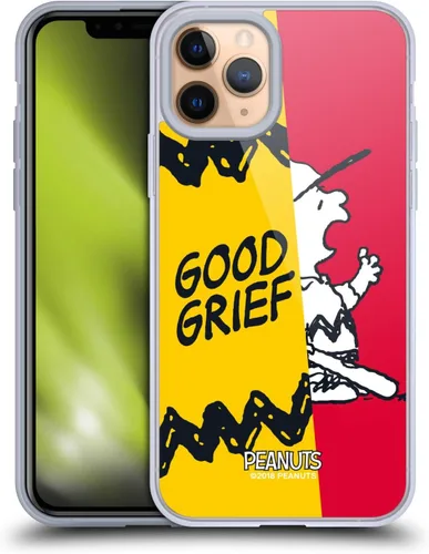Miniatura 222 de Head Case Designs Funda de gel con licencia oficial de Peanuts Snoopy & Woodstock Halfs and Laughs [protección de grado militar] compatible