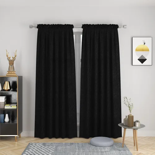 Miniatura 15 de UPOPO Cortinas de Niveles Beige Sobre Fregadero con Textura de Lino para Ventana de Cocina de 16 Pulgadas de Largo Caravana Privacidad Pequeñas