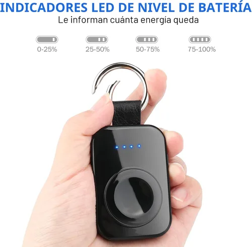 Miniatura 4 de i.VALUX Cargador inalámbrico portátil para Apple Watch Series 11/10/9/8/Ultra/7/6/5/4/3/2/SE, cargador magnético compacto para iWatch de 1000mAh