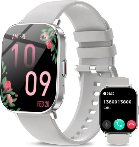Miniatura 9 de Reloj inteligente, relojes inteligentes HD de 2.01 pulgadas para mujer, reloj de seguimiento de actividad física con monitor de presión Rosa