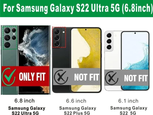 Miniatura 2 de Para Samsung Galaxy S22 5G Ultra Funda De Absorción De Golpes Flexible TPU Caucho Protector De Teléfono Celular Para Samsung Galaxy S22 5G Ultra