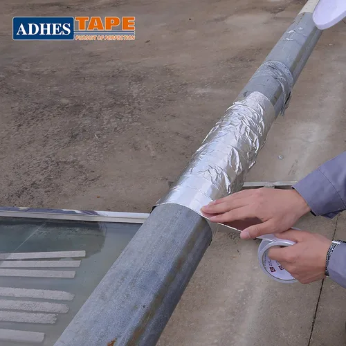 Miniatura 6 de ADHES TAPE Cinta de papel de aluminio, resistente al calor, impermeable, 0.78 pulgadas x 164 pies, para HVAC, reparación, sellado, aislamiento