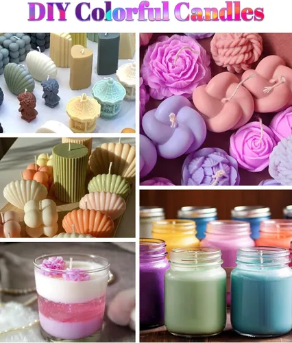 Miniatura 6 de FansArriche Tinte para velas - 26 colores de tinte líquido a base de aceite para cera de vela, color de vela vívido para fabricación de velas DIY