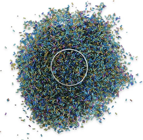 M.G.B - Espaciador de tubo de semilla de vidrio japonés para fabricación de joyas y cuentas, color naranja fuego, 0.118 pulgadas, 1440 piezas