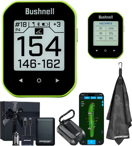 Miniatura 11 de Bushnell Golf Phantom 3 Slope GPS Handlheld (negro) Más de 38,000 campos, compensación de pendientes, información de peligro, calculadora