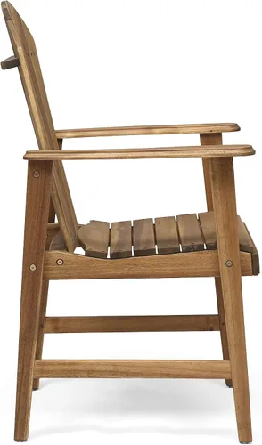 Miniatura 9 de Acacia Wood Adirondack Chairs: Classic Outdoor Seating for Patio & Garden - Natural Wood Set of 2 with 300lb Capacity & Easy Assembly