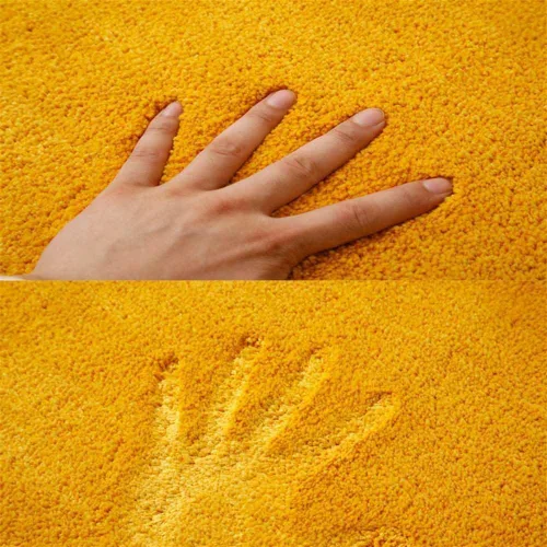 Miniatura 3 de Reyox Tapete de felpa suave para silla de oficina, tapete redondo antideslizante para oficina y hogar, alfombra absorbente para guardería