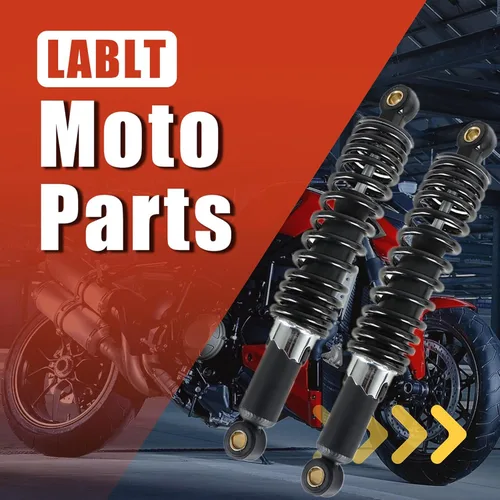 Miniatura 2 de 1 par de amortiguadores de 12.5 pulgadas (320mm) para motocicleta, reemplazo universal trasero para Yamaha Kawasaki Suzuki Sportster XL883 1200 Dirt