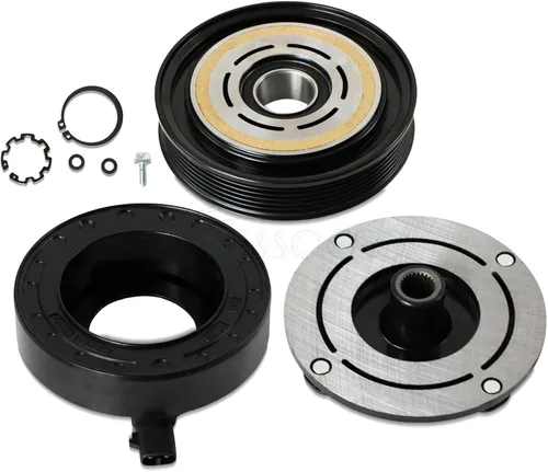 Kessocco 4710535 - Kit de embrague de compresor de CA para Honda Odyssey 3.5L 2008-2017 | 12V A/C Clutch, Iron Material, 4-Pulley Grooves, Solve the