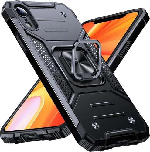 Miniatura 104 de Anqrp Funda resistente para iPhone 6/7/8/SE/SE2 con soporte de anillo mejorado y agarre, grado militar, a prueba de golpes, resistente y robusta