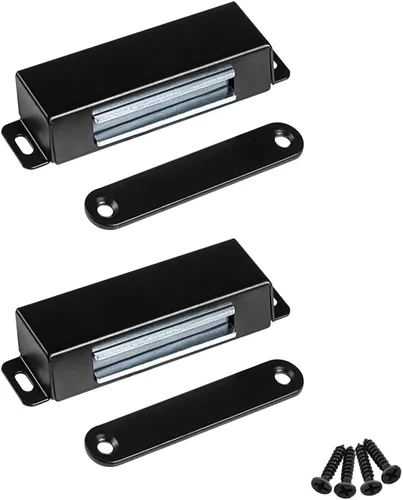 WOOCH Pestillo magnético para puerta, 50 libras, de acero inoxidable de alta resistencia para cocina, baño, armario, armario, armario, puerta, cajón