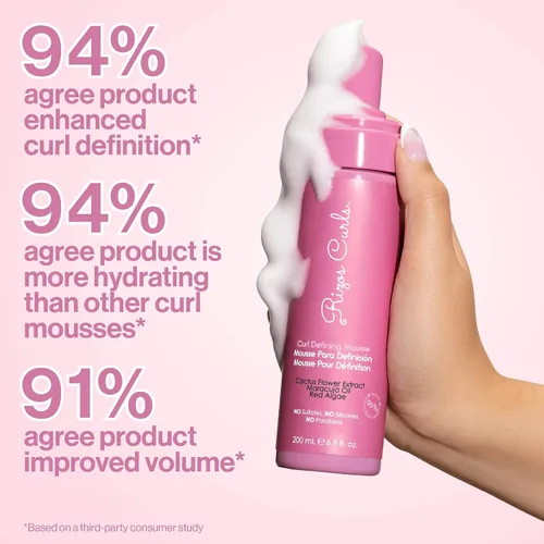 Miniatura 11 de Rizos Curls Mousse Definidora de Rizos – Espuma ligera para volumen e hidratación – Brillo y definición para cada patrón de rizo: cabello ondulado