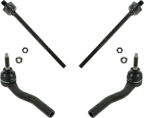 Miniatura 59 de TRQ Juego de barras de acoplamiento delanteras interiores y exteriores de 4 piezas compatible con Jeep Cherokee 1991-2001 y Comanche 91-92